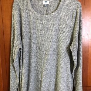 Old Navy ribbed sweater. Gray size XL